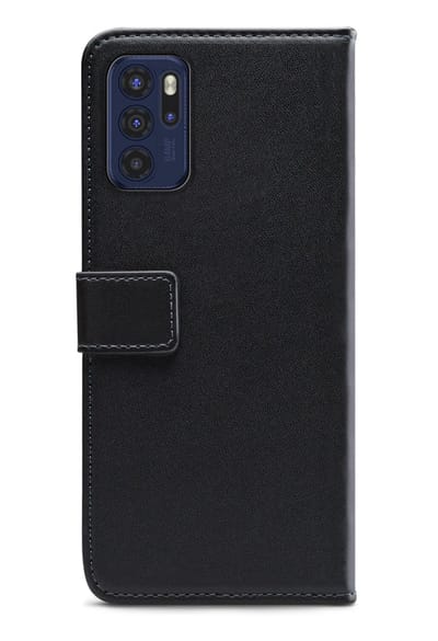 Mobilize Telefoonhoesje geschikt voor Motorola Moto G60 Hoesje | Mobilize Classic Gelly Wallet Bookcase Portemonnee | Pasjeshouder voor 2 Pasjes | Telefoonhoesje voor Pinpas / OV Kaart / Rijbewijs - Zwart