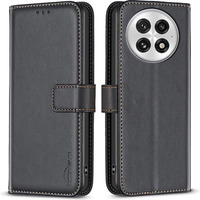 BINFEN Hoesje - Geschikt voor OnePlus 13 Hoesje - BINFEN Color Book Case - Zwart