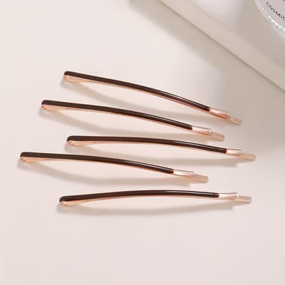 Koreaanse Stijl Lange Haarclip voor Volwassenen, Eenvoudig Eendelig Haaraccessoire met Groot Druppelrandontwerp en Horizontale Sluiting Geïnspireerd op de Koreaanse Stijl