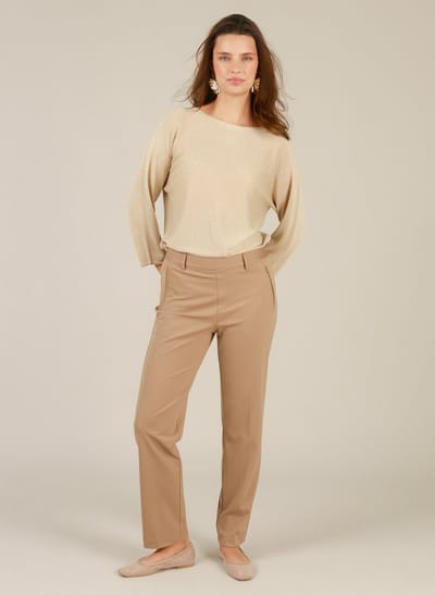 YEST Cornelia Essential Bottoms - Soft Brown - maat 42