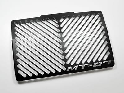 Radiatorafdekking Motor - Beschermkap Grill - Motor Beschermen - Roestvrij Staal - Yamaha MT-07 - Zwart