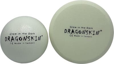 Dragonskin Glow In De Dark Foam Set Trefbal + Frisbee