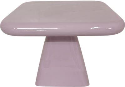 by Mooss - Enamel - Salontafel - Lila - Licht Paars - Light Purple - Small - 36.00 x 36.00 x 35.00 cm - Hoogglans - Metaal