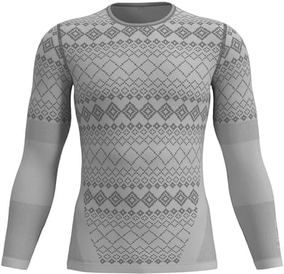Loeffler Transtex® Warm Retr´x Lange Mouwen Basislaag Grijs 46-48 Man