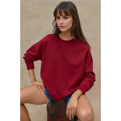 Oversized Crewneck Basis Sweatshirt