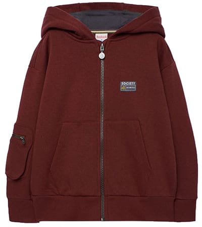 Boboli Fleece Jas Rood 4 Years Jongen