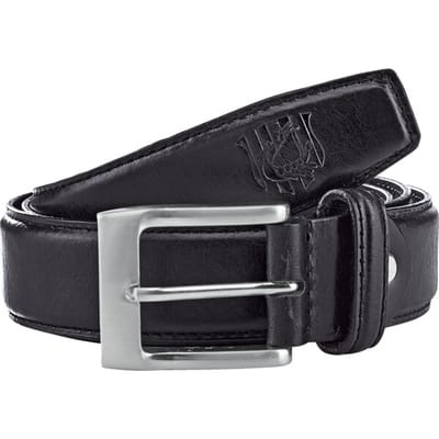 Babista herren Leren Riem - 105 - zwart - Plus Size