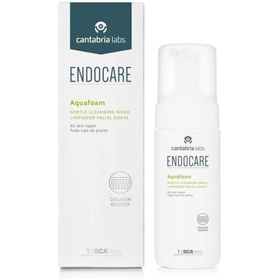 Reinigingsmiddel - ENDOCARE - AQUAFOAM - Schoonheidssupplement - Huid - Wit
