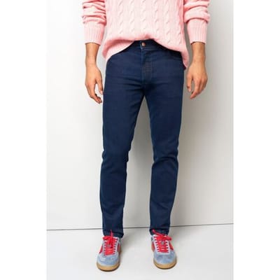Meyer Jeans M5 Five Cotton Tencel Denim Super Stretch Marine / male