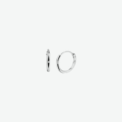 Yo&No – Oorringen – 11 mm – Klein & Subtiel – Voor Dames en Heren – Zilver 925
