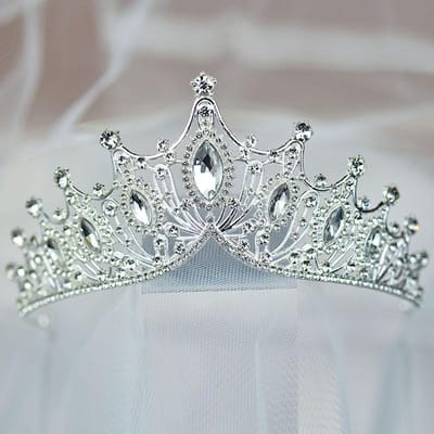 Kleurrijke Bruidstiara Luxe Barok Verjaardag Bruiloft Bruiloft Kinder Haaraccessoires Kroon