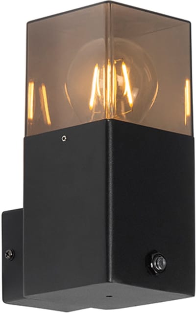 QAZQA denmark - Moderne Wandlamp voor buiten - 1 lichts - D 11.7 cm - Zwart - Buitenverlichting