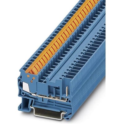 Phoenix Contact 3050086 Doorgangsklem 5.2 mm Snelaansluiting Blauw 50 stuk(s)