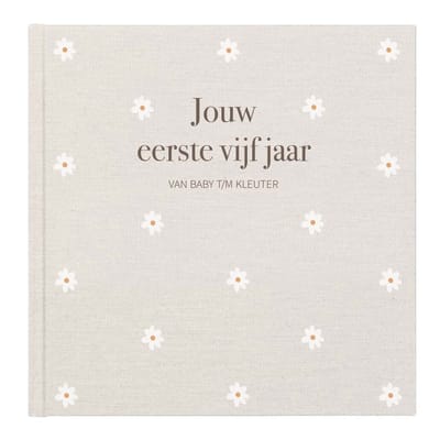 Writemoments Jouw eerste vijf Jaar - Opgroeiboek 0-5 Jaar - Madeliefjes