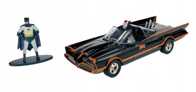 Jada Batman Klassieke TV-serie Batmobile met Figuur