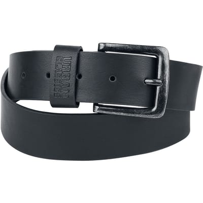 Urban Classics Riem - Leather Imitation Belt - zwart