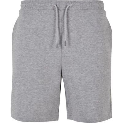 Build your Brand Ultra Heavy Sweatshorts BY251 - Heather Grey - XS