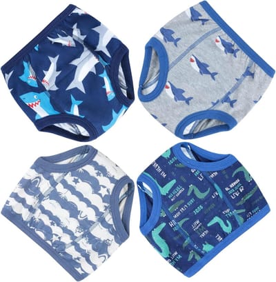 Potty Training Potty Training Children's Underwear for Potty Training for Boys and Girls, Comfortable and Breathable, 110/4T