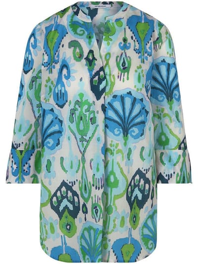 Lange blouse Van Peter Hahn wit