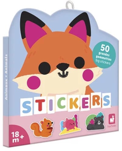 Janod - Stickerboek - Dieren - 50 stickers