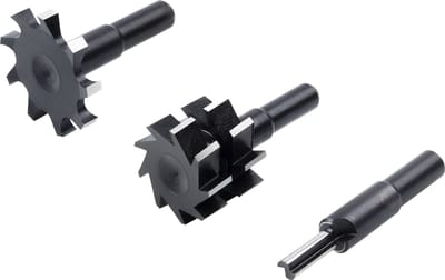 wolfcraft - Universele Frees set 4 delig - Boormachine Frees - Freesset - 3254000