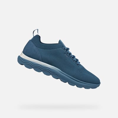GEOX SPHERICA HEREN Sneakers - LUCHTMACHTBLAUW/DONKER LUCHTMACHTBLAUW - Maat 42