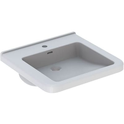 Geberit Renova Comfort Square washbasin 55 cm, barrier-free 128555000