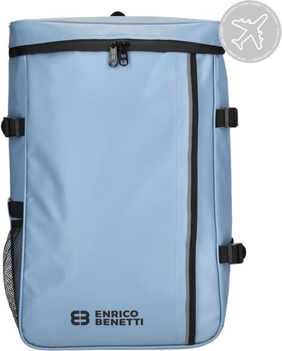 Enrico Benetti Arctic Waterproof Rugzak - 15 inch laptop, 25L - 41001 - Licht Blauw