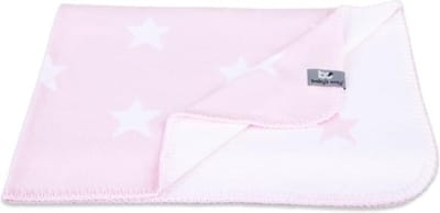 Baby's Only Gebreide wiegdeken - Baby deken Star - Baby Roze/Wit