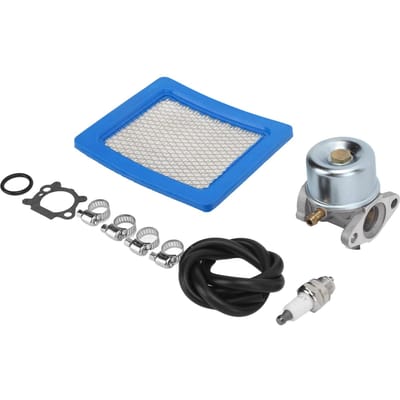 Kit de remplacement de carburateur avec bougie d'allumage et filtre à air pour tondeuse Toro 16400 16401 20010 20020 blue