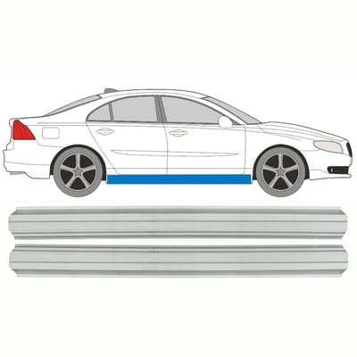 Reparatie dorpel voor Volvo S80 2006-2016 / Links = Rechts (symmetrisch) / Set
