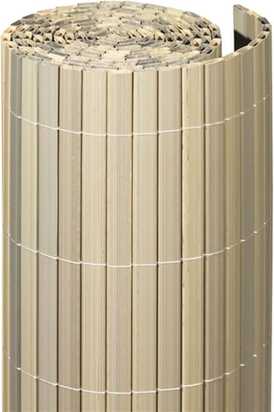 Videx Tuinscherm PVC Lichtgrijs 180x300 cm - Eenvoudige montage en onderhoudsvrij - Hoogwaardig PVC