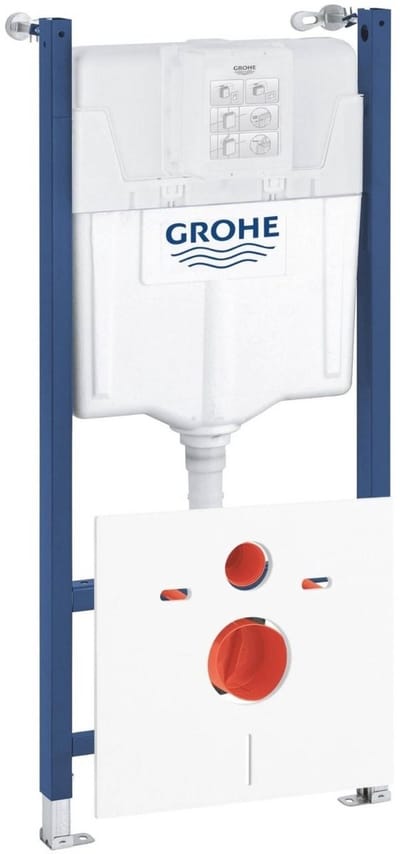 Grohe QuickFix Solido 3-in-1 set van inbouwreservoir incl. wandankers en geluidsisolatiemat