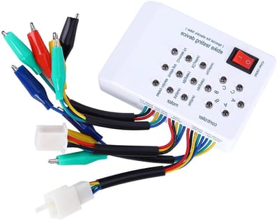 Borstelloze Motor Tester - Elektro Testapparaat - Hoogwaardige Detector - 115x80x26mm - Motor Coil Testen - Geschikt voor Elektrische Auto's - Zwart