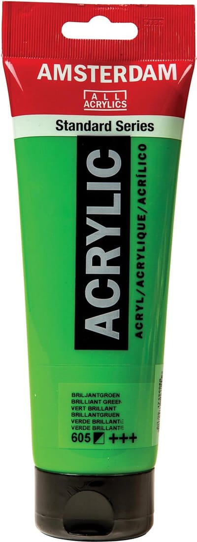 Acrylverf - 605 Briljantgroen - Amsterdam - 250 ml