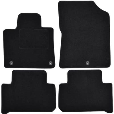Vloermatten - KIA - Sorento - Zwart velours - 4 stuks - Precieze pasvorm