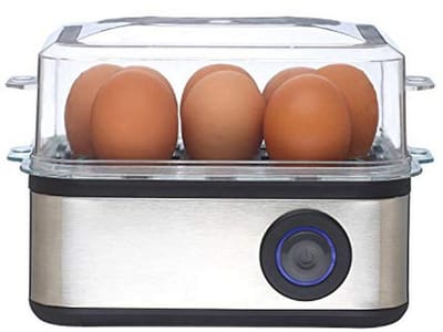 Multifunctionele eierkoker met inzetstuk voor gepocheerde eieren - 500 W