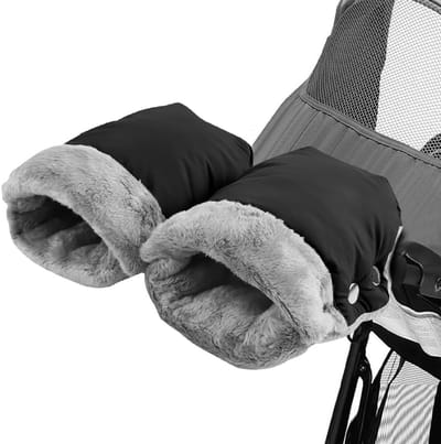 Handwarmers voor Kinderwagens met Fleece Voering, Waterdicht en Winddicht, 18 x 20 cm
