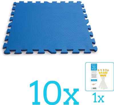 Intex - Zwembad Ondergrond - Zwembadtegels 50x50 cm - 8 Tegels - Volumebundel - Vloertegels - 10-delig