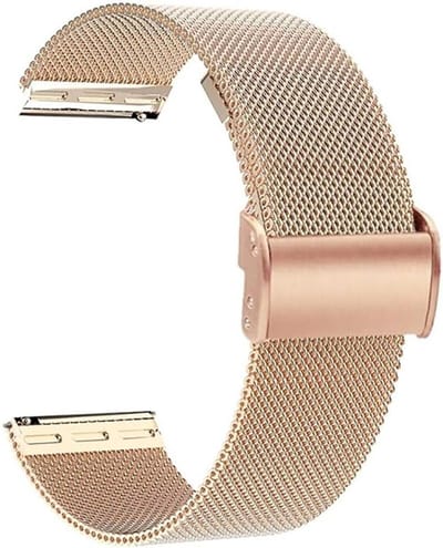 OYLCDI Horlogeband - Vervangend RVS Metalen Mesh Band - Voor Dames en Heren - 22 mm