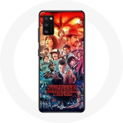 Hoesje voor Samsung Galaxy S20 Stranger Things Teaser seizoen 4 posterkarakters Art