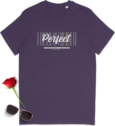 Urban Tshirt - Perfect - Dames en Heren - Streetwear - Korte Mouw - Paars - S