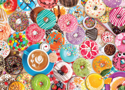 Eurographics - Donut Party - 1000 stukjes 68×48cm (b×h) - Legpuzzel