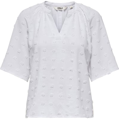 Only Ivana V-Neck Shirt Dames - Maat M
