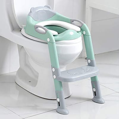 Zindelijkheidstraining Toiletbril voor Kinderen met Stap Kruk - Potty Seat voor Peuters