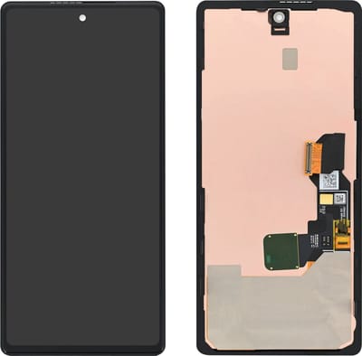 Google, Volledig Display Original Geschikt voor Google Pixel 6a LCD Scherm met Frame en Touchscreen, Zwart