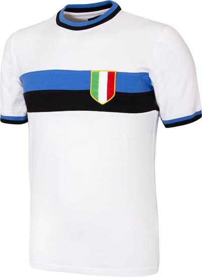 COPA - Inter Milan Uitshirt 1964/65 Retro Voetbalshirt - Heren - Wit - S