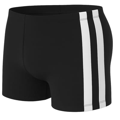 Zwemboxer Lagos Zwart - Maat L - Zwemboxer Heren Zwart - Swimwearclub