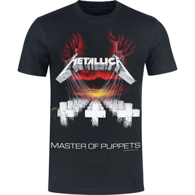 Metallica T-shirt - Master Of Puppets - Heavyweight - S tot XXL - voor Mannen - zwart