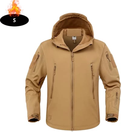 Livano Windjas Heren - Parka - Lente & Herfst - Jas - Volwassen - Windjack - Windbreaker - Outdoor - Khaki - S
